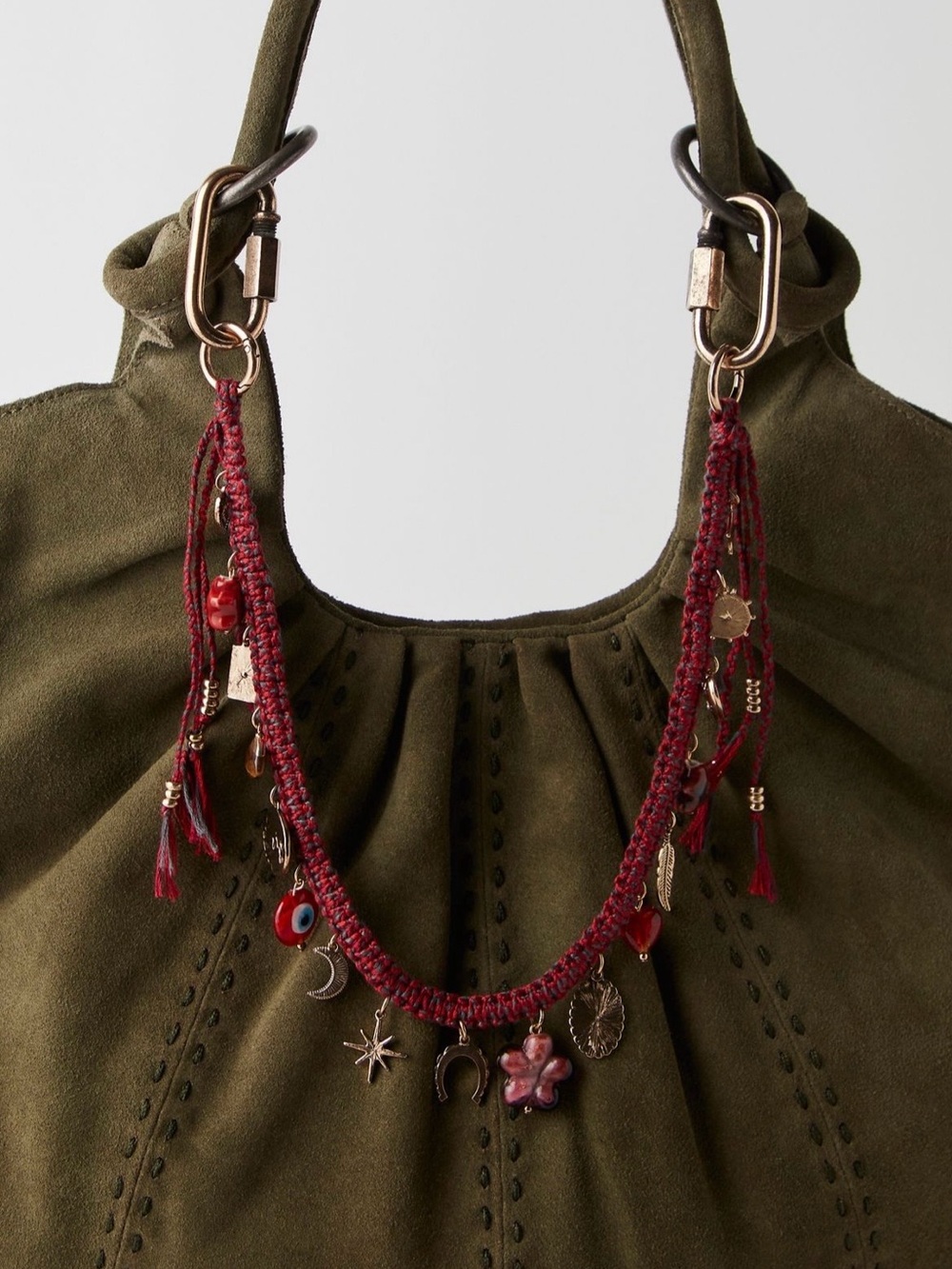 NWOT Free People Friendship Swag
Charm-Red